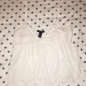 Large White Tank Top